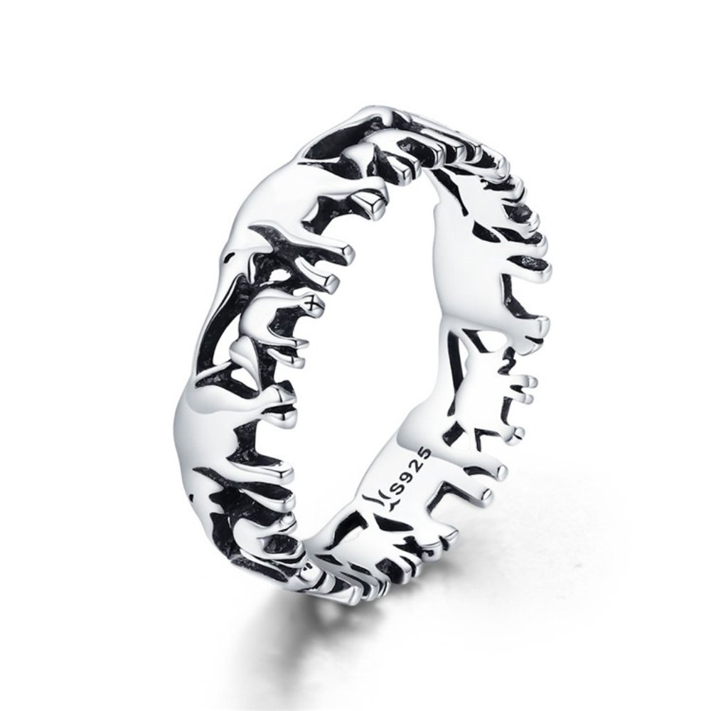 Elephant Ring S925 Sterling Silver - Picture 2 of 5